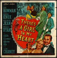 2s287 THERE'S A GIRL IN MY HEART 6sh '49 pretty Elyse Knox, Gloria Jean & Peggy Ryan!