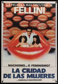2s107 CITY OF WOMEN Argentinean '80 Federico Fellini's La Citta delle donne, Marcello Mastroianni!