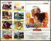 2s087 CUBA Spanish/U.S. 1-stop poster '79 cool artwork of Sean Connery & Brooke Adams!