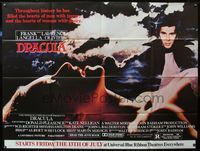 2s012 DRACULA subway poster '79 Laurence Olivier, Bram Stoker, vampire Frank Langella & sexy girl!