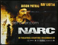 2s022 NARC subway poster '02 narcotics drug police officers Jason Patric & Ray Liotta!