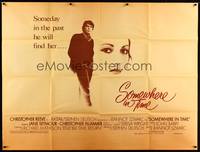 2s024 SOMEWHERE IN TIME subway poster '80 Christopher Reeve, Jane Seymour, cult classic!