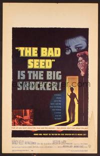 2t090 BAD SEED WC '56 the big shocker about really bad terrifying little Patty McCormack!