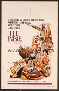 2t097 BIBLE WC '67 La Bibbia, John Huston as Noah, Stephen Boyd as Nimrod, Ava Gardner as Sarah