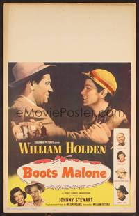 2t101 BOOTS MALONE WC '51 close up of William Holden with young horse jockey Johnny Stewart!