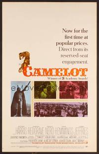 2t109 CAMELOT WC '68 Richard Harris as King Arthur, Vanessa Redgrave as Guenevere!
