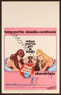 2t141 DON'T MAKE WAVES WC '67 Tony Curtis with super sexy Sharon Tate & Claudia Cardinale!