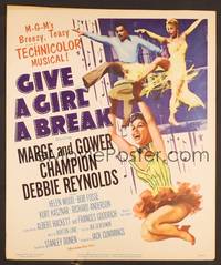 2t172 GIVE A GIRL A BREAK WC '53 great image of Marge & Gower Champion dancing, Debbie Reynolds!