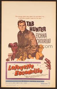 2t233 LAFAYETTE ESCADRILLE WC '58 Tab Hunter was a young rebel who couldn't wait for WWI!