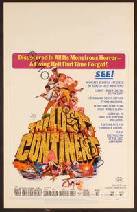 2t242 LOST CONTINENT WC '68 discovered in all its monstrous horror, a living hell that time forgot!