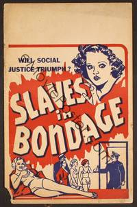 2t313 SLAVES IN BONDAGE WC '37 wonderful art of an innocent girl tricked into a life of shame!