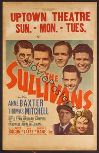 2t326 SULLIVANS WC '44 Anne Baxter, Thomas Mitchell & four heroic doomed brothers in World War II!