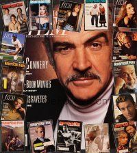 2v040 LOT OF 17 AMERICAN FILM MAGAZINES lot '80-'89 Connery, De Niro, John Huston, Metropolis!