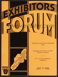 2v086 EXHIBITORS FORUM exhibitor magazine May 5, 1931 great illustrated ads from RKO & Paramount!