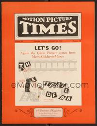2v076 MOTION PICTURE TIMES exhibitor magazine Jan 26, 1929 best Man Who Laughs ad, George Jessel!