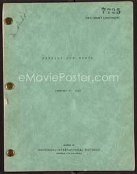 2v043 BEDTIME FOR BONZO 1st draft script Feb 20, 1950, screenplay by Martin Ragaway & Leonard Stern!