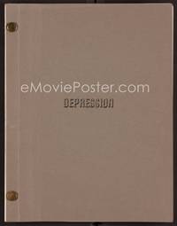2v046 DEPRESSION first draft script March 19, 1980, unproduced screenplay by Steve Martin!