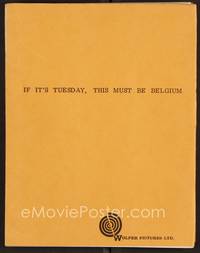 2v055 IF IT'S TUESDAY THIS MUST BE BELGIUM script May 1, 1968, screenplay by David Shaw!