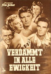 2v241 FROM HERE TO ETERNITY German program '54 Lancaster, Kerr, Sinatra, Reed, Clift, different!