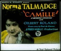 2v173 CAMILLE glass slide '27 different super close up of sexy elegant Norma Talmadge!
