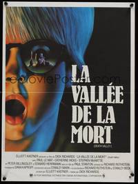 2w677 DEATH VALLEY French 15x21 '82 Paul Le Mat, cool horror artwork!