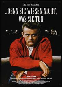 2w140 REBEL WITHOUT A CAUSE German R05 Nicholas Ray, James Dean was a bad boy from a good family!