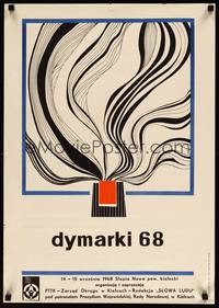 2w180 DYMARKI 68 Polish 19x27 '68 cool art from ceremony, lighting of ancient furnaces!