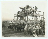 2x179 BEN-HUR candid 8x10 still '25 Fred Niblo w/elaborate elevated camera & many extras on the set!