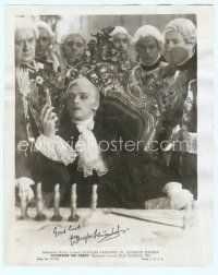 2x010 CATHERINE THE GREAT signed 8x10 still R47 by Douglas Fairbanks Jr., who's in period costume!