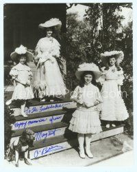 2x035 MEET ME IN ST. LOUIS signed deluxe 8x10 still '44 by Margaret O'Brien, who's w/Judy Garland!