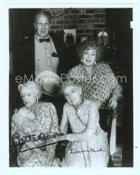 2x057 WHALES OF AUGUST signed by 3 8x10 REPRO still '87 by Bette Davis, Lilian Gish & Vincent Price!