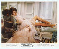 2x070 ARABESQUE color 8x10 still '66 full-length sexy Sophia Loren sprawled on chair by mirror!