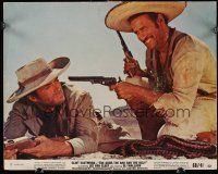 2x095 GOOD, THE BAD & THE UGLY color 8x10 mini LC #8 '68 close up of Clint Eastwood & Eli Wallach!