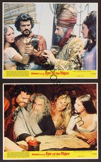 2y130 SINBAD & THE EYE OF THE TIGER 2 color 8x10s '77 Ray Harryhausen, Patrick Wayne, Jane Seymour!