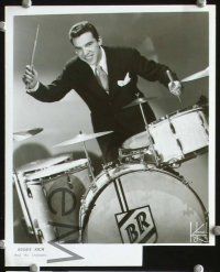 2y526 BUDDY RICH 3 8x10 stills '40s cool close images of Buddy with drumset!