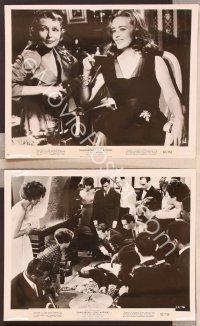 2y535 DANGEROUS LOVE AFFAIRS 3 8x10 stills '62 Les Liaisons Dangereuses, Jeanne Moreau, Vadim!