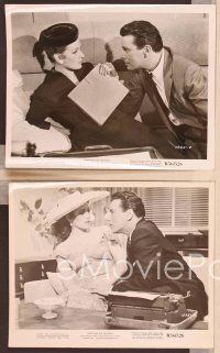 2y300 EVERYTHING BUT THE TRUTH 5 revised 8x10 stills '56 Maureen O'Hara, caught w/scandals showing!