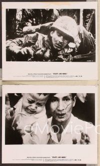 2y418 HEARTS & MINDS 4 8x10 stills '75 Peter Davis, Vietnam documentary, disturbing images!