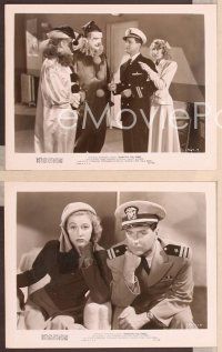 2y424 HOMICIDE FOR THREE 4 8x10 stills '48 Audrey Long, Warren Douglas, Grant Withers!