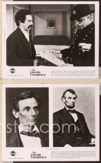 2y155 LINCOLN CONSPIRACY 19 8x10 stills '77 John Anderson as President Abraham Lincoln!