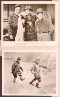 2y443 LOST IN ALASKA 4 8x10 stills '52 wacky images of Bud Abbott & Lou Costello!