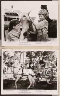 2y346 RIDE A WILD PONY 5 8x10 stills '76 Walt Disney, cool images of boy, horse and train!