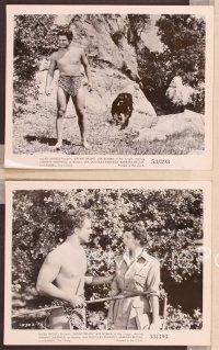 2y348 SAFARI DRUMS 5 8x10 stills '53 Johnny Sheffield as Bomba the Jungle Boy, Barbara Bestar!