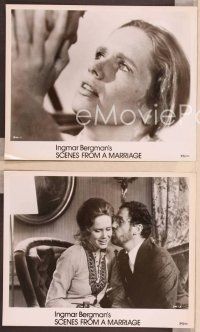 2y481 SCENES FROM A MARRIAGE 4 8x10 stills '73 Ingmar Bergman, Liv Ullmann, Erland Josephson!