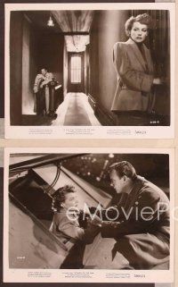 2y370 WOMAN ON THE RUN 5 8x10 stills '50 Ann Sheridan, Dennis O'Keefe, film noir!