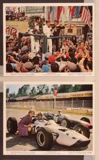 2y001 GRAND PRIX 15 color 8x10 stills '67 Formula One race car driver James Garner, Jessica Walter