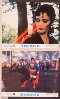 2y042 SUPERMAN II 8 color 8x10 stills '81 Christopher Reeve, Terence Stamp, cool special fx images!