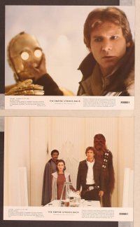 2y026 EMPIRE STRIKES BACK 8 8x10 mini LCs '80 George Lucas, Mark Hamill, Harrison Ford, Fisher