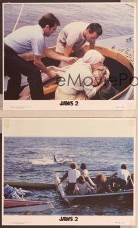 2y087 JAWS 2 4 8x10 mini LCs '78 just when you thought it was safe to go back in the water!
