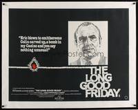 2z164 LONG GOOD FRIDAY linen British quad '79 mobster Bob Hoskins crosses paths with the IRA!